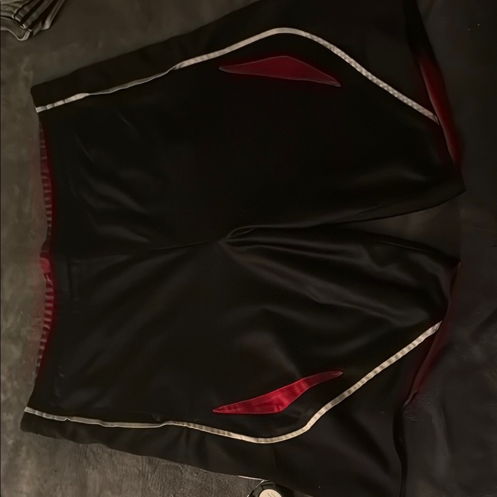 Black and Red Athletic Shorts